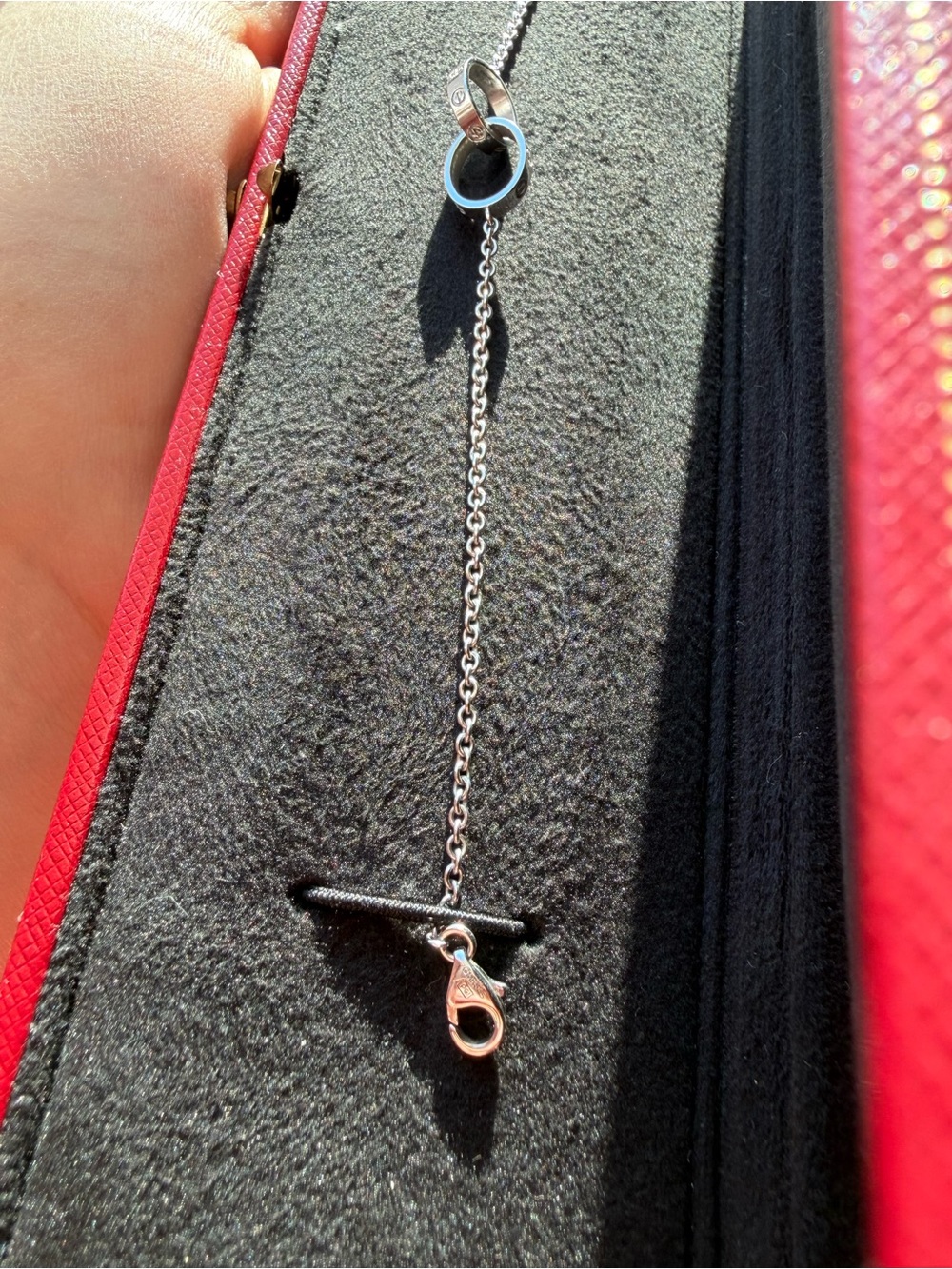 LOVE BRACELET, ON CHAIN - Picture 5 of 6